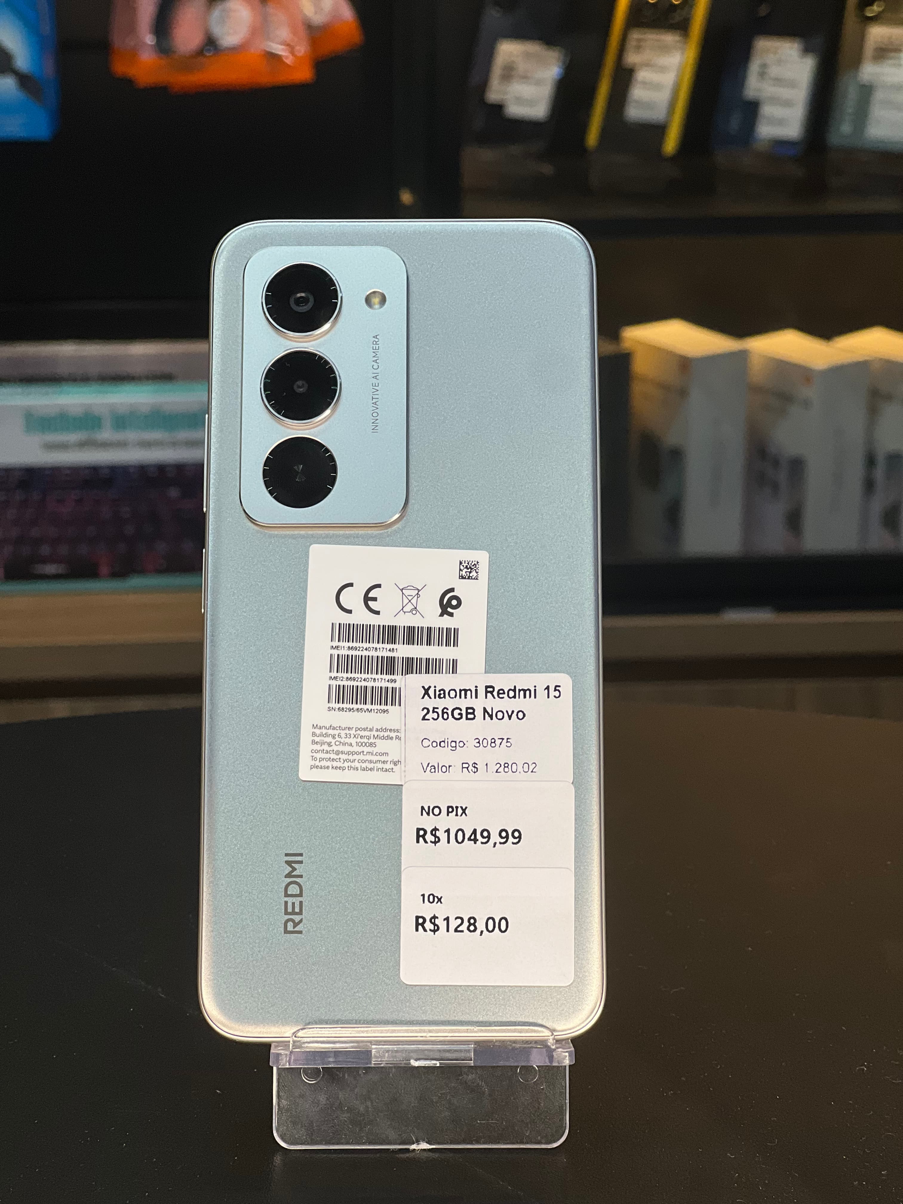 Xiaomi Redmi 15 256GB Novo